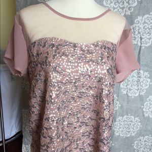 2/$20 Sequins Forever 21 Top
